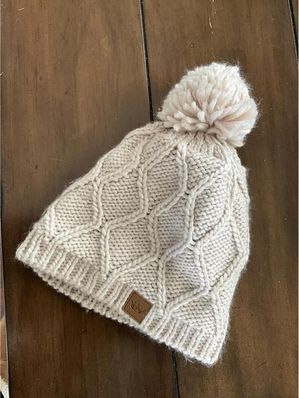 Panache Knitted Pom Hat Blush Pink